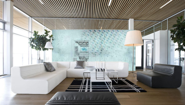 Ambienti Fregio azzurro