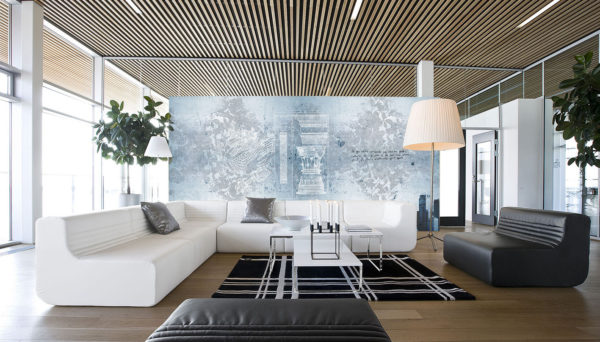 Ambienti Fregio doppio azzurro