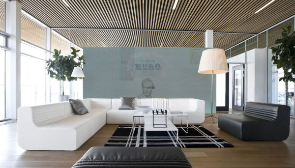 Ambienti Se alzi un muro grigio azzurro