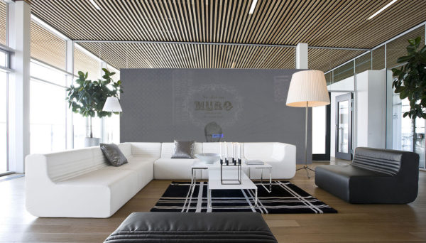 Ambienti Se alzi un muro grigio freddo