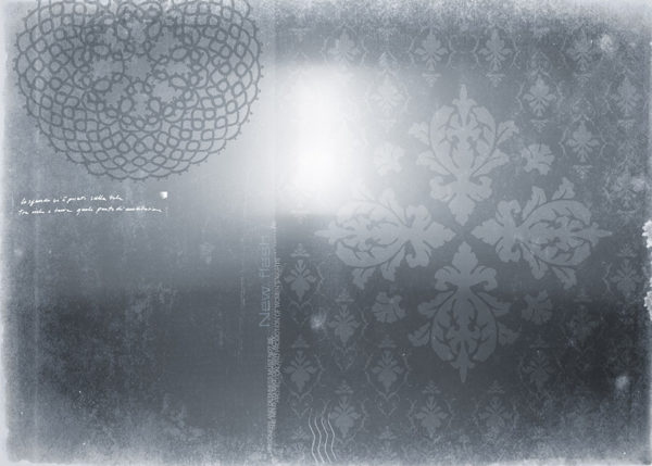 Carte da parati modello Metalmix grigio freddo