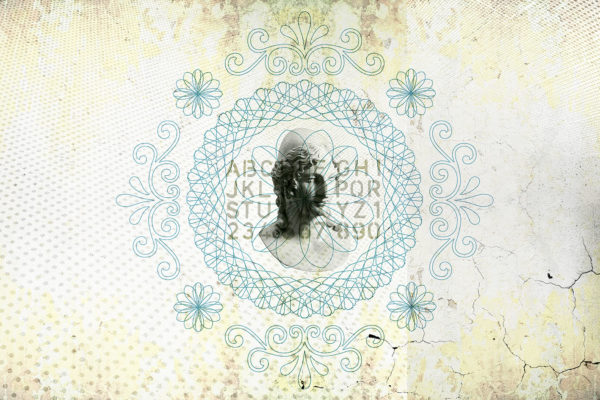 Carte-da-parati-modello-Alphabet-beige