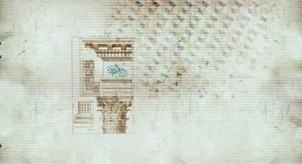 Carte da parati modello Fregio beige